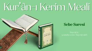 Kur'an-ı Kerim Meali: Sebe Suresi