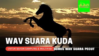 WAV SUARA KUDA | JARAN + PECUT | CEMETI UNTUK BAHAN MULTIPAD ATAU BAHAN SAMPLING