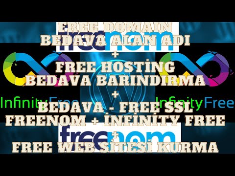Free Alan Adı + Free Hosting + Free SSL Nasıl Alınır - Rehber - Freenom + İnfinity - (Uzun Versiyon)
