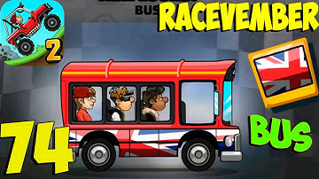 Hill Climb Racing 2 - Gameplay Walkthrough Part 74 - BUS New Paint Racevember(iOS, Android)
