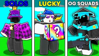 I Played YOUTUBERS Favorite GAMEMODES In Roblox Bedwars..