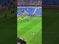 01.04.2025 Trabzonspor-Inter Uefa Gençlik Ligi maçı öncesi takım ısınmada