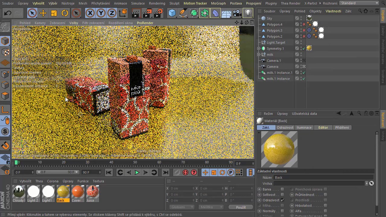 Cinema 4D R19 Prorender - Preview Cz - Youtube