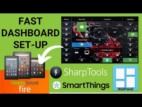 Fire Tablet WallPanel 앱의 SharpTools | 빠른 최고의 설정 (2021)