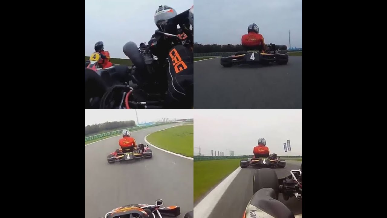 Onboard karting CRG Yamaha YZ125  Junior track Assen