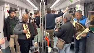 Bella Ciao on the Barcelona Spain subway