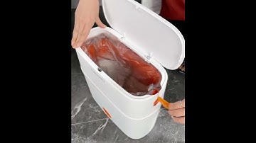 【Trash can】Joybos® 3.7 Gallon Slim Narrow Rubbish Can