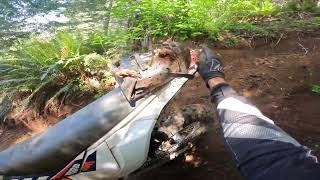 50 mile solo ride: playing, falling, riding, exploring in the Tillamook somewhere