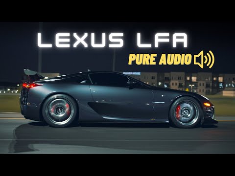 Midnight LFA | PURE AUDIO #lexus #lfa