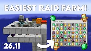 Minecraft: EASY RAID FARM! (26.1 Tutorial)