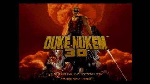 Duke Nukem 3D - Start Up (Sega Saturn)