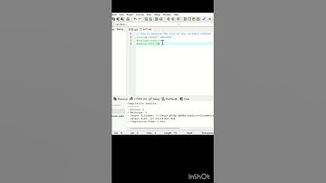 #47 Measure of any operator without using size of operator #programming