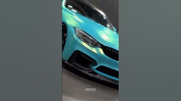 Blue beauty on wheels! 💙✨ which colour look good in bmw? leave a comment🔥