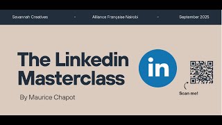 The LinkedIn Masterclass by Maurice Chapot