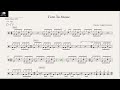 Turn To Stone - Electric Light Orchestra - Drum Sheet Demo