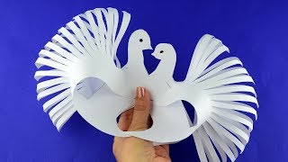 Как сделать голубя из бумаги своими руками легко и просто. Пошаговая сборка
