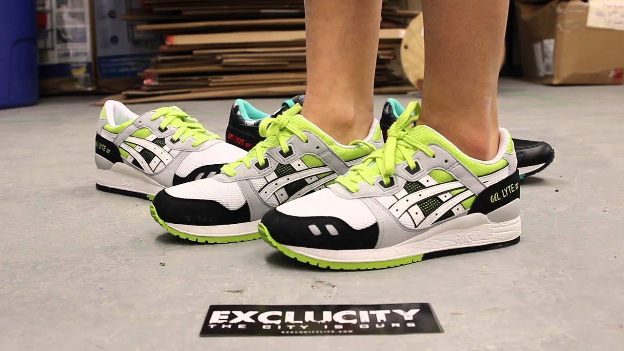 asics gel lyte iii neon asics gel lyte iii neon