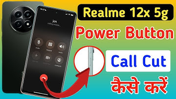 Realme 12x 5g power button ends call setting | disconnect call power button call cut Realme 12x 5g