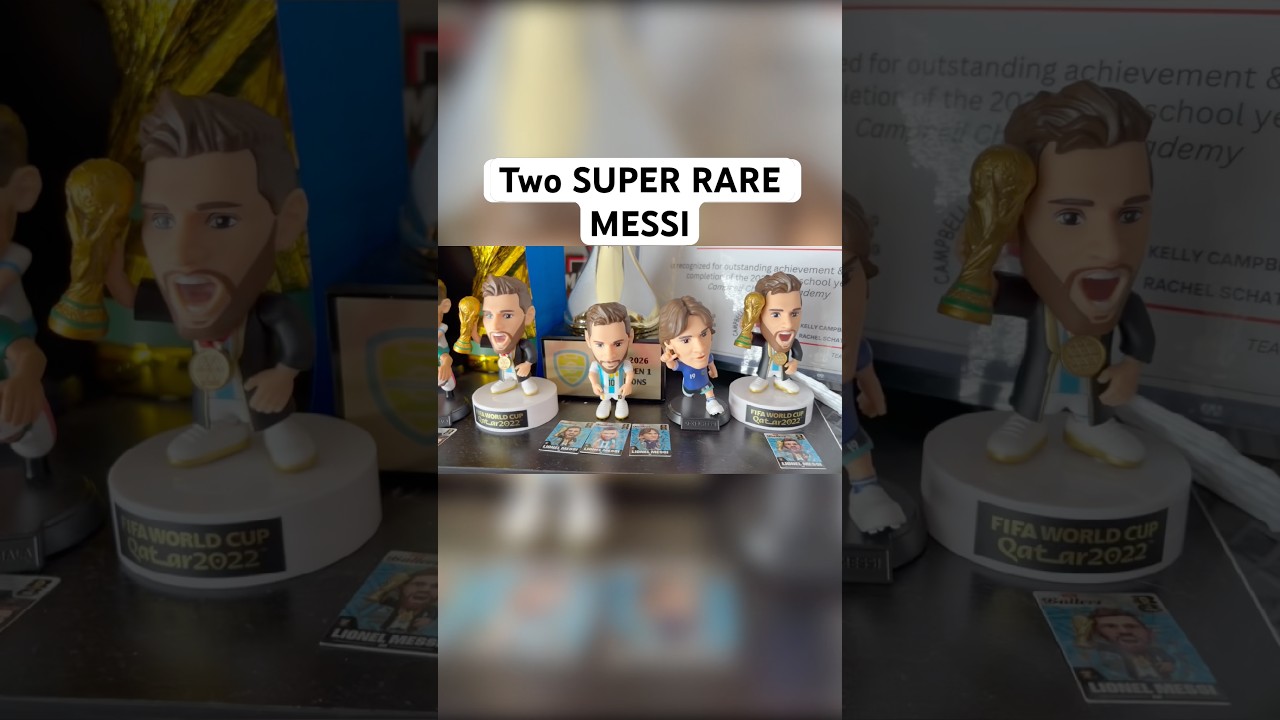 TWO SUPER RARE Messi's 🔥 ZURU FIFA Ballers Collection So Far