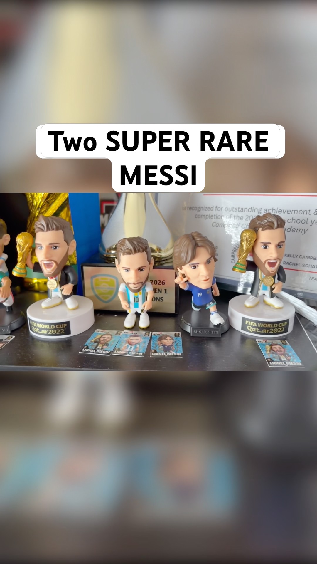 TWO SUPER RARE Messi's 🔥 ZURU FIFA Ballers Collection So Far