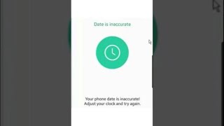 حل مشكلة تحديث الوقت والتاريخ في تطبيق واتساب