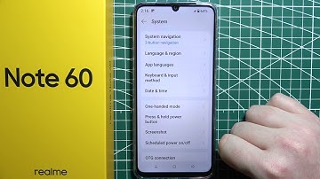 Realme Note 60: How to Turn Off Developer Options