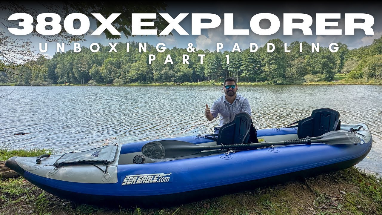 The Best Inflatable River Kayak - 380X Pro Carbon - Unboxing & Paddling ...