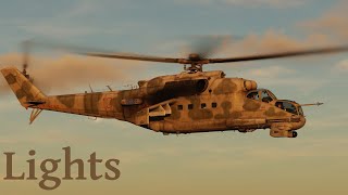 DCS Mi-24P Lights