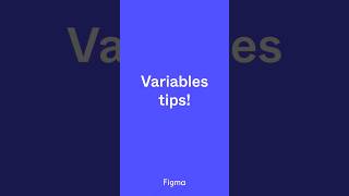 Variables tips in #figma #design #shorts