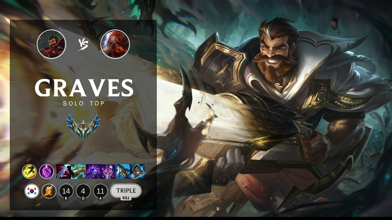 Graves Top vs Gragas - KR Challenger Patch 12.10