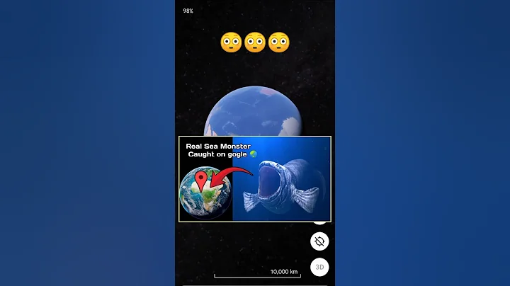 Giant Bloop caught on google earth?! #earthsecret377 #map #earth