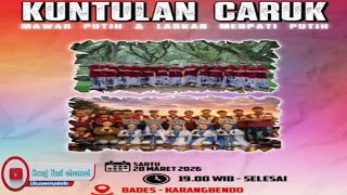Kesenian Kuntulan Caruk Mawar Putih vs Laskar Merpati Putih Live Bades-Karangbendo
