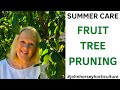 How to prune a victoria plum tree  summer plum tree pruning