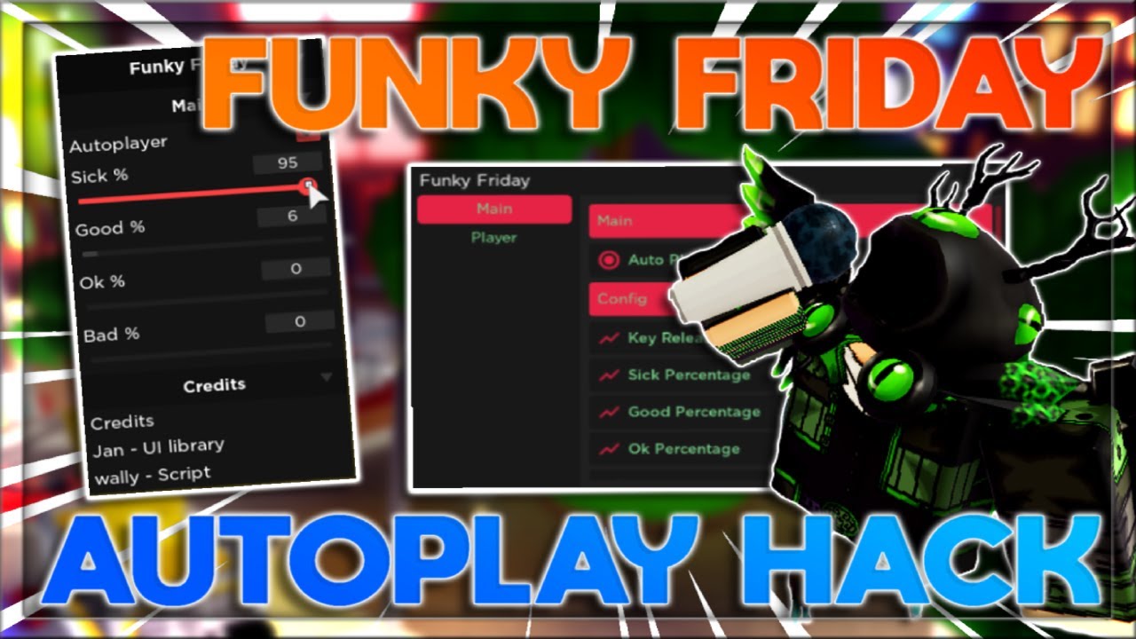 Roblox Funky Friday Hack/Script GUI  AUTO PLAY, INFINITE POINTS, LEGIT  PLAY, WIN ALWAYS & More 