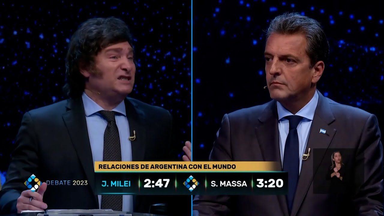 Massa a Milei: por sí o por no, ¿Thatcher es tu ídola?, y sí, Sergio