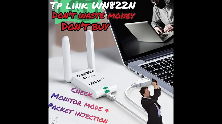 TP-LINK TL-WN822N wifi adaptor check in monitor mode and packet injection/This adaptor version 4/