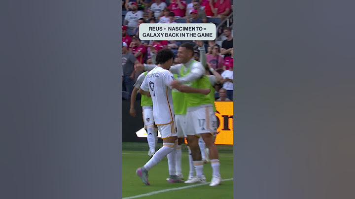 That backheel from Reus 🤤 LA Galaxy back in the game #soccer #mls