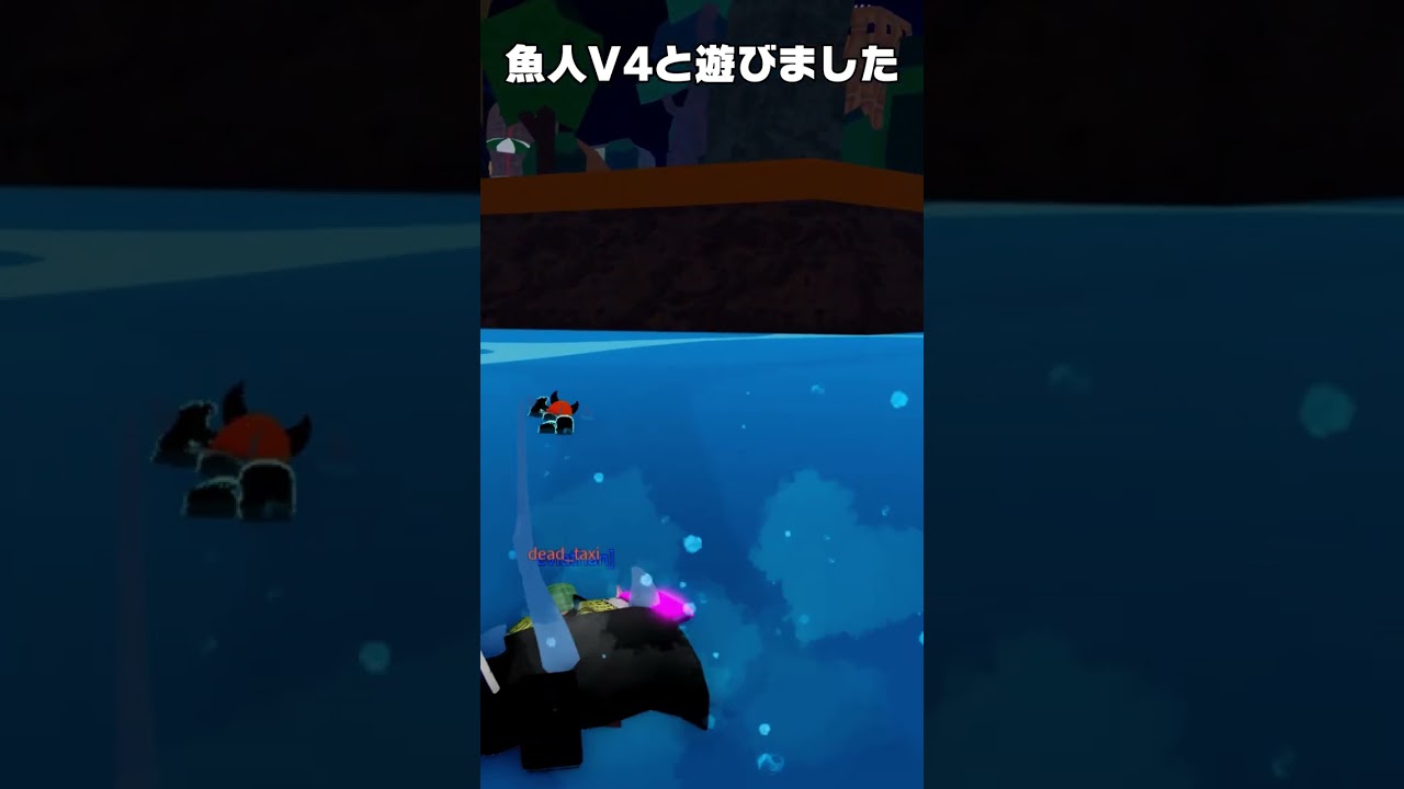 【ブロフル】種族:魚人V4と遊びました🚩💫『blox fruits』ROBLOX　