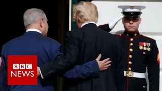 Information Trump and Netanyahu - in 90 seconds - BBC News News