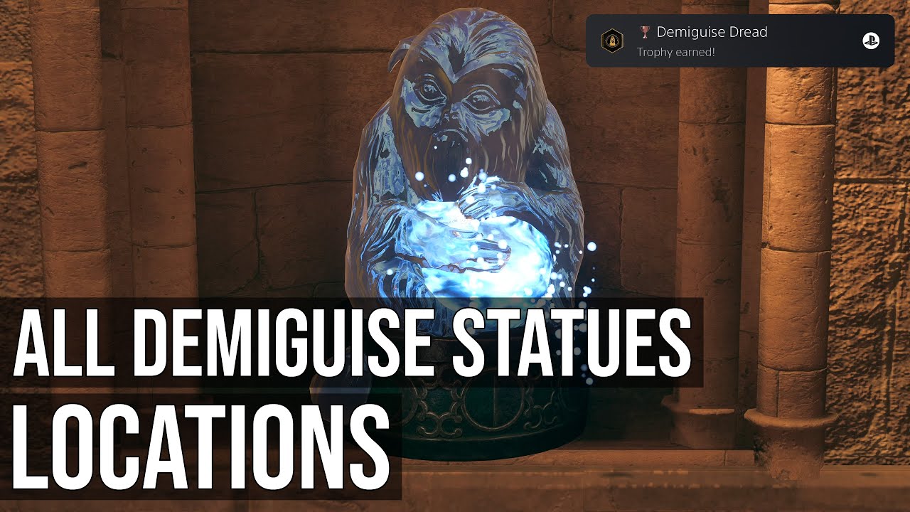 Hogwarts Legacy All Demiguise Statues Locations (Demiguise Dread