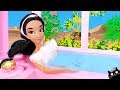 💕  ¡ALADDIN y la PRINCESA JASMINE  🛁 RUTINA de MAÑANA y BAÑO!  😻 CAT JUGUETES