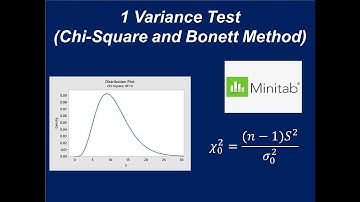 Hypothesis Testing (Part 5) - 1 Variance test (Chi-square and Bonett Method) Minitab