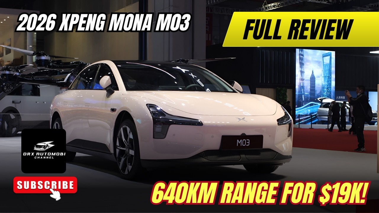 2026 XPeng MONA M03 Revamp: Now with 640km Range & New AI Features