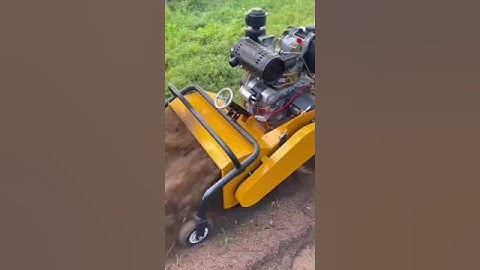 Máy cày xới đất mini máy làm cỏ nông nghiệp máy lên luống rạch rãnh đa năng #automobile #farming