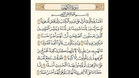 سورة الكهف #قران_كريم #راحة_نفسية