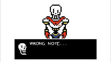 Bonetrousle, but Papyrus keeps forgetting how the song goes