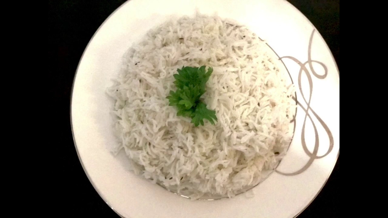 طريقة عمل رز بسمتي ابيض How To Make White Basmati Rice Youtube