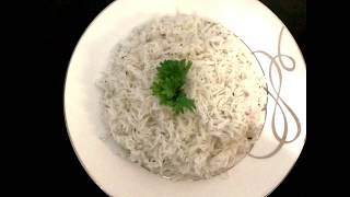 طريقة عمل رز بسمتي ابيض How to make white Basmati Rice