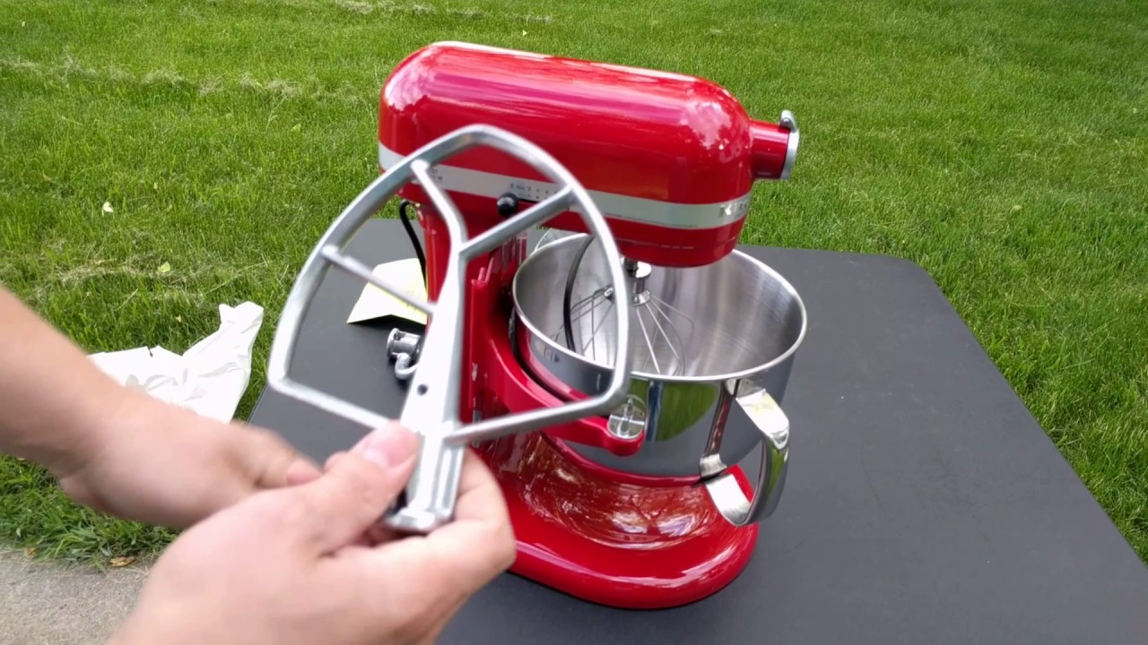 KitchenAid Professional 600 Series 6 Quart Stand Mixer Unboxing - Empire Red  KP26M1XER 