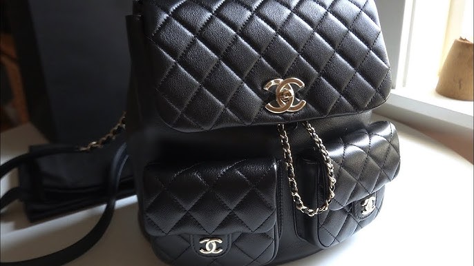 Chanel 22K Patent Leather Backpack Review & Mod Shots (ENG SUB